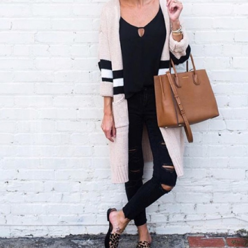 Color block Striped Sweater
